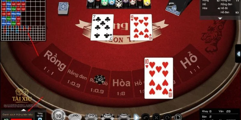 Rồng Hổ là tựa game bài lá đỉnh cao tại Game Tài Xỉu. 