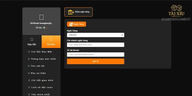 Dễ dàng rút tiền Game Tài Xỉu với hướng dẫn chi tiết dành riêng cho tân thủ.
