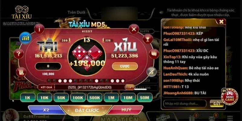 Cược tài xỉu MD5 muốn thắng lớn cần tích lũy kinh nghiệm chơi. 