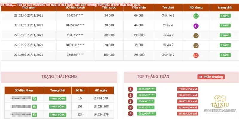 Không khó để cược thủ tham gia vào bàn chơi tài xỉu Momo.