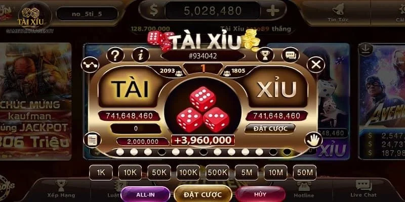 Cá cược Tài Xỉu tiền ảo là thể thức chơi hoàn toàn mới.